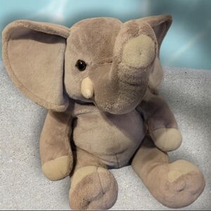Build-A-Bear Gray Elephant Plush Stuffed Animal Soft Cuddly 15" Tall
